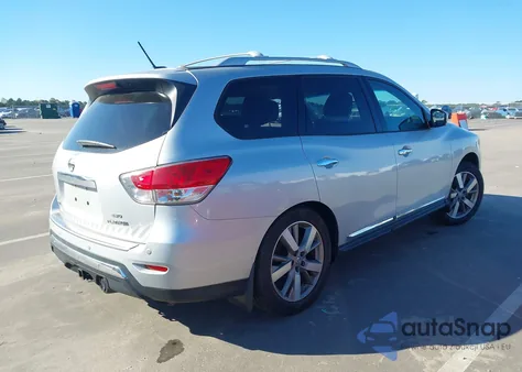 2016 Nissan Pathfinder Platinum из США, поврежденный, VIN 5N1AR2MM5GC622553
